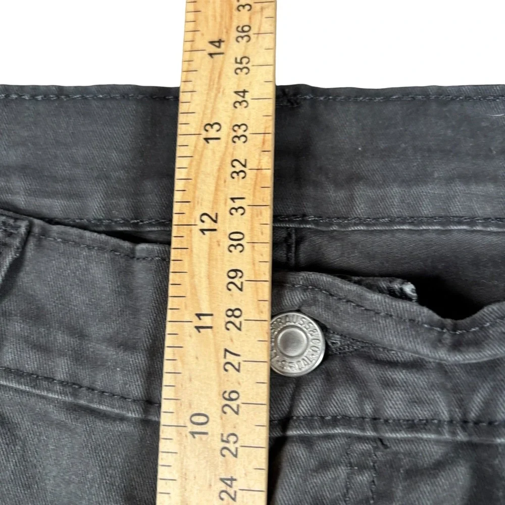Levi's 513 Slim Straight Pants Mens 38x30 Charcoal Minimalist Workwear Gorpcore